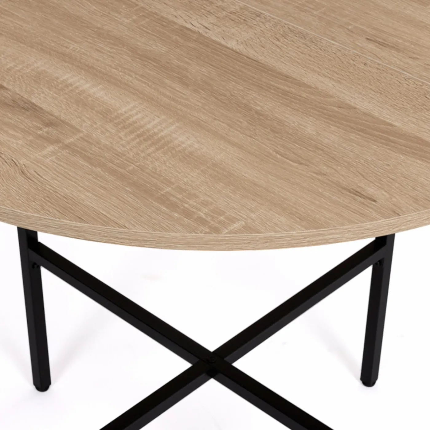 Table ronde industrielle 4 personnes 80 cm