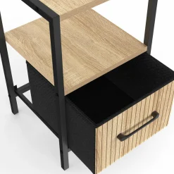 Tables de nuit effet lattes