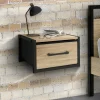 Tables de nuit murales industrielles