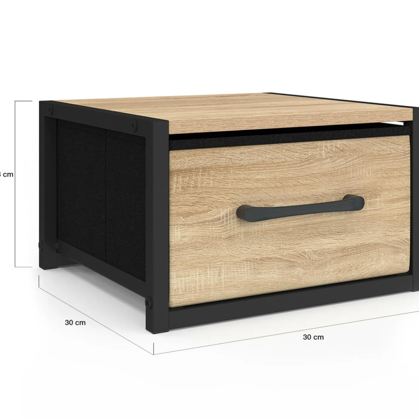 Tables de nuit murales industrielles