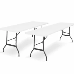 Tables pliantes d'extérieur 180 cm blanche