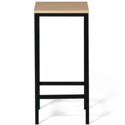 Tabourets de bar industriel métal et bois