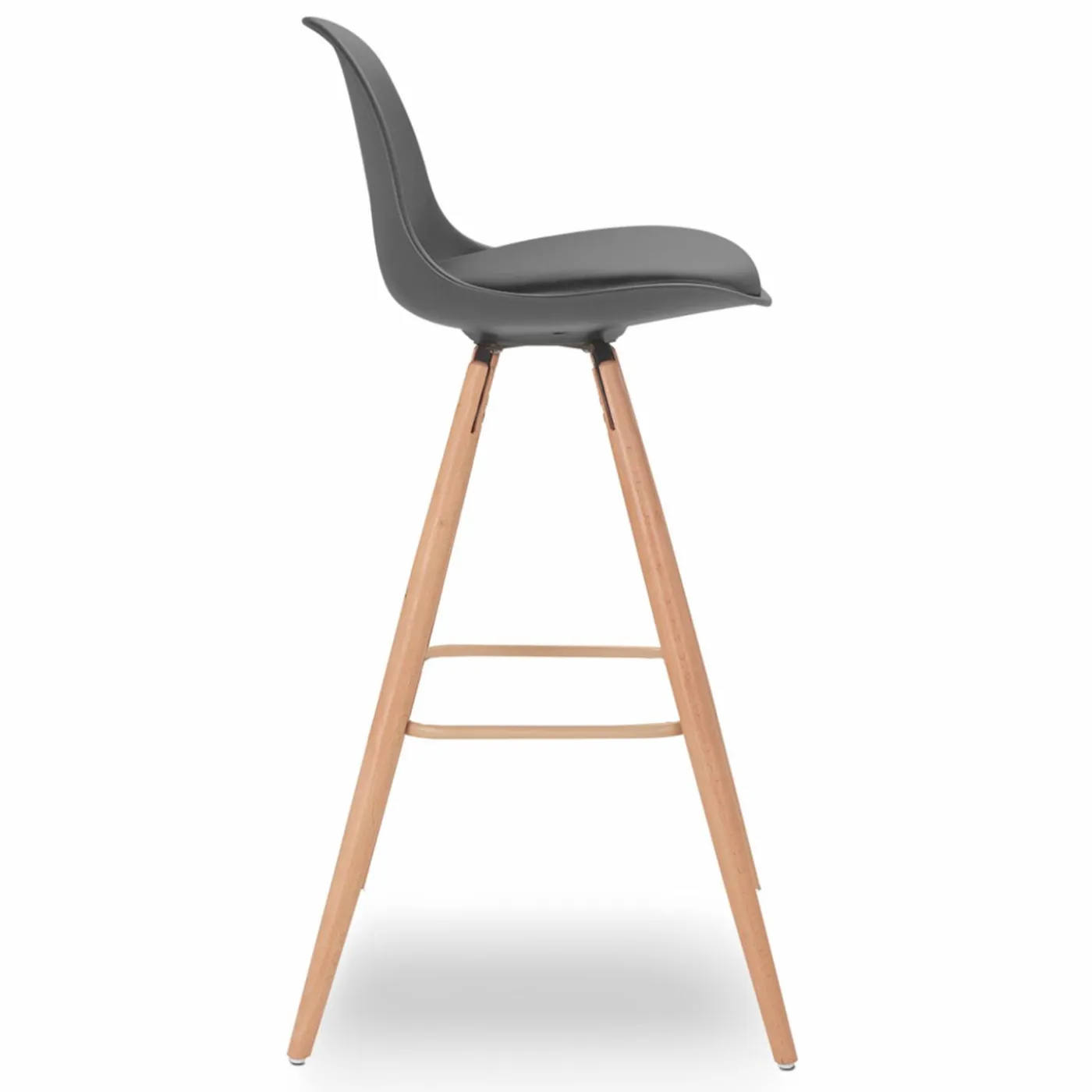 Tabourets de bar scandinaves 4 couleurs