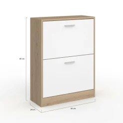 Étagère à chaussures 2 portes