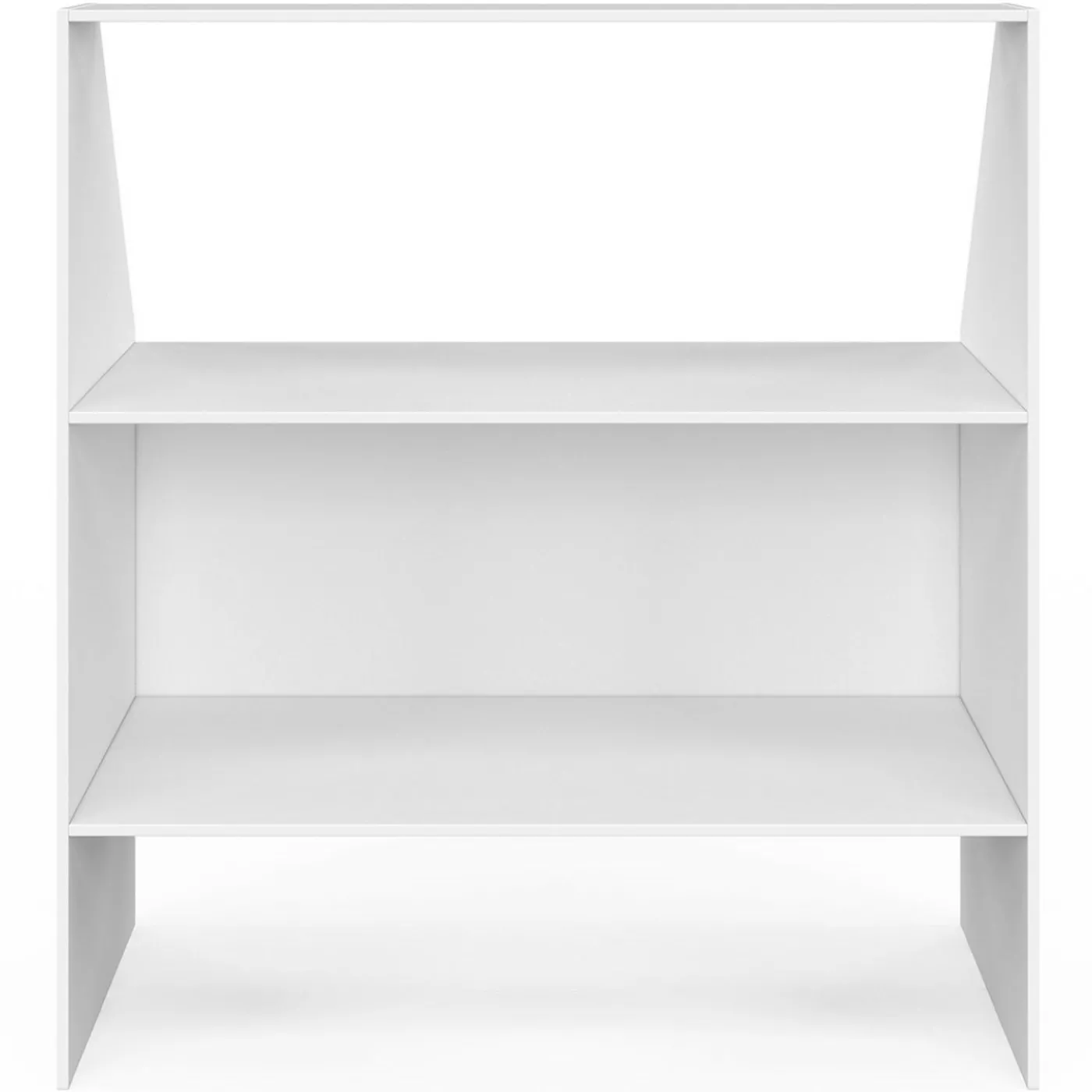 Étagère sous pente blanche 2 niveaux