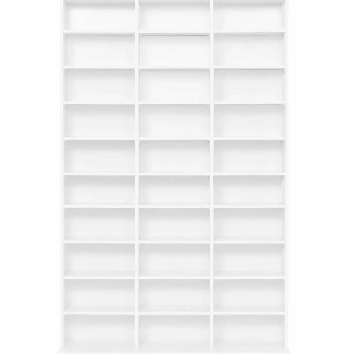 Étagère bibliothèque bois blanc 30 cases modulables