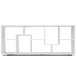 Étagère de salon moderne en bois blanc