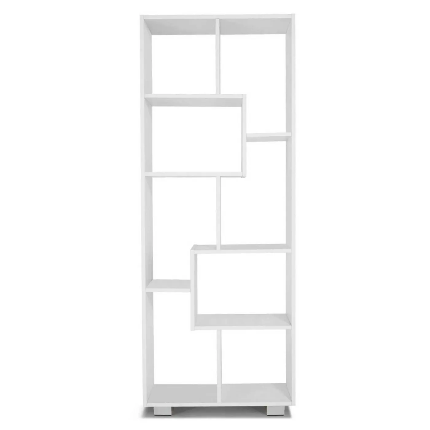 Étagère de salon moderne en bois blanc