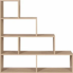 Étagère escalier bois façon hêtre