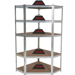 Étagère galva 875 kg 5 plateaux