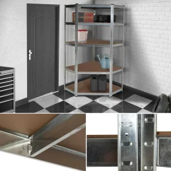 Étagère galva 875 kg 5 plateaux