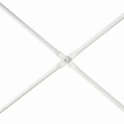 Étagère industrielle bois et métal blanc 5 niveaux