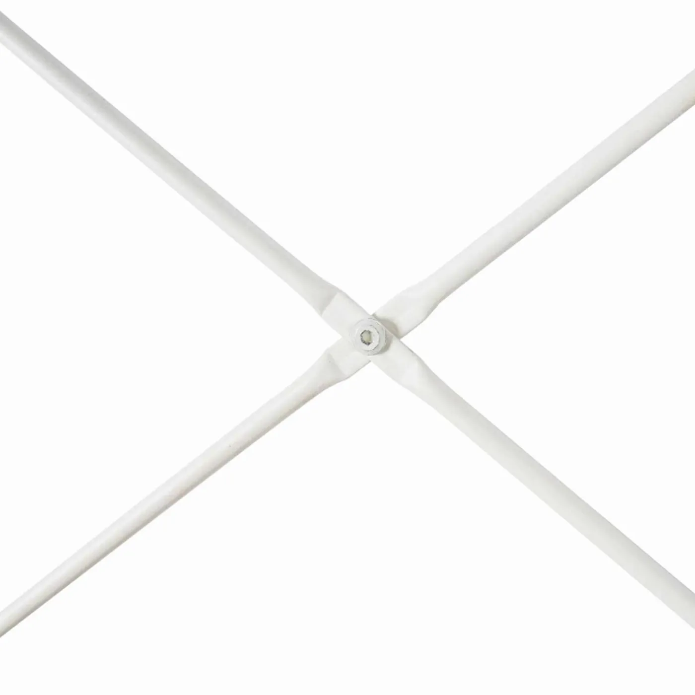 Étagère industrielle bois et métal blanc 5 niveaux