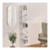 Étagère murale suspendue double position blanche 190 cm