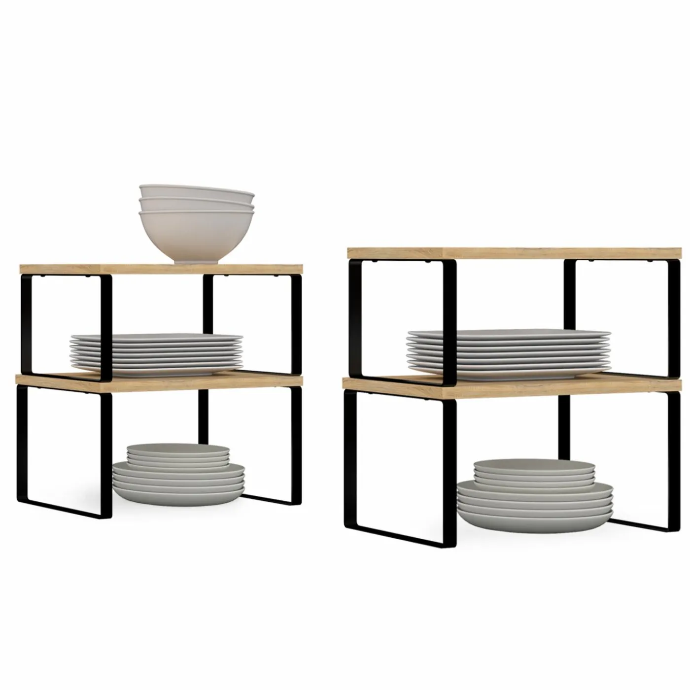 Étagères de rangement pour placard : lot de 4