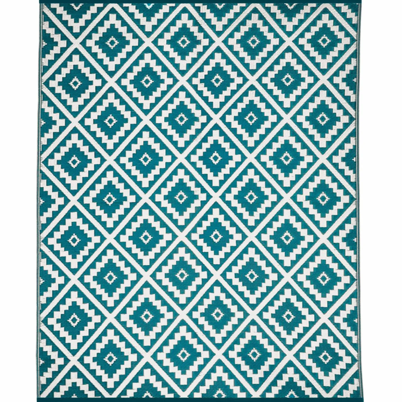 Tapis bleu canard pour terrasse et extérieur