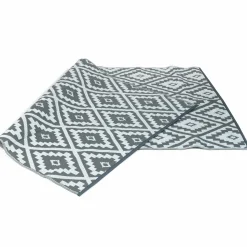 Tapis extérieur gris motifs géométriques 270 x 470 cm