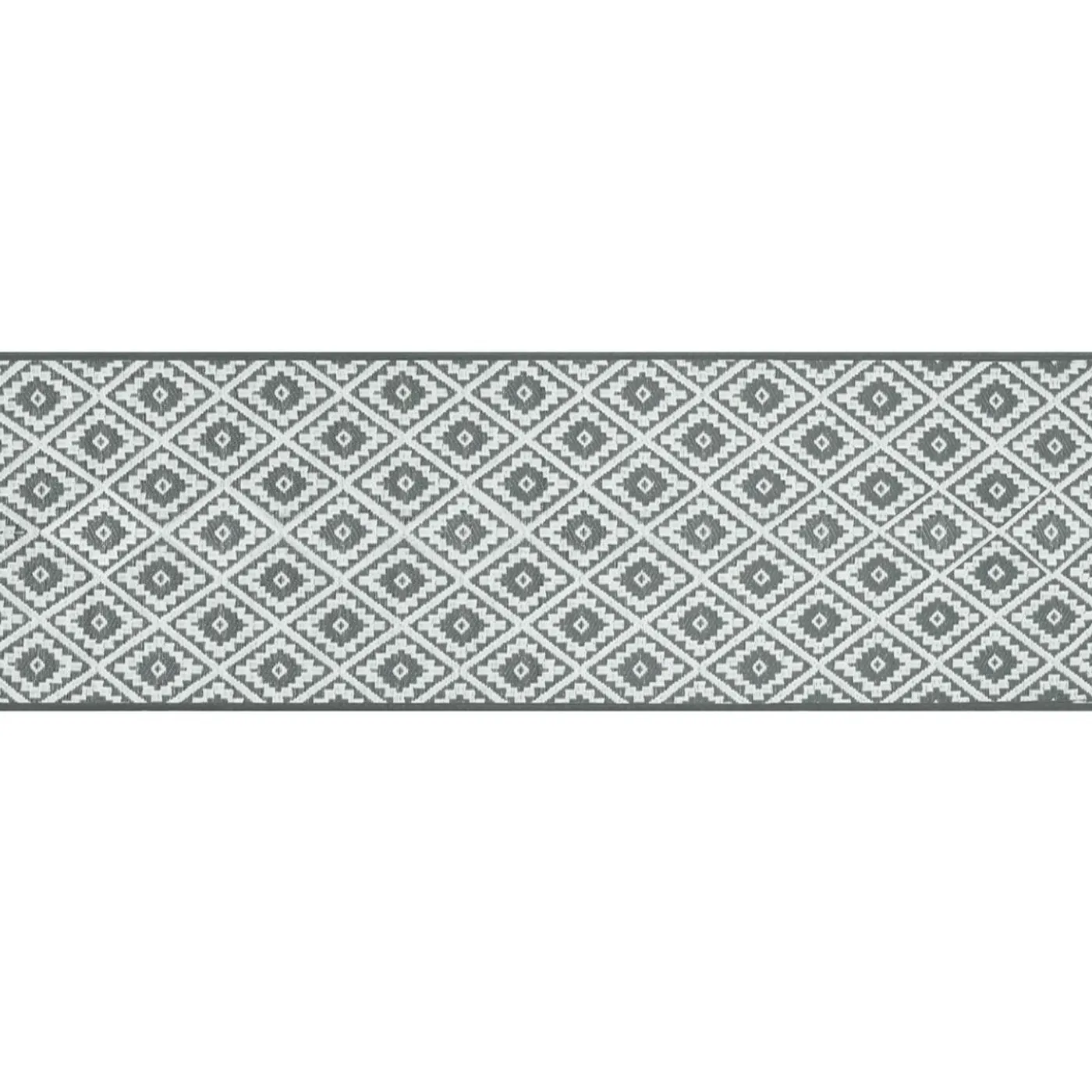 Tapis extérieur gris 80x250cm