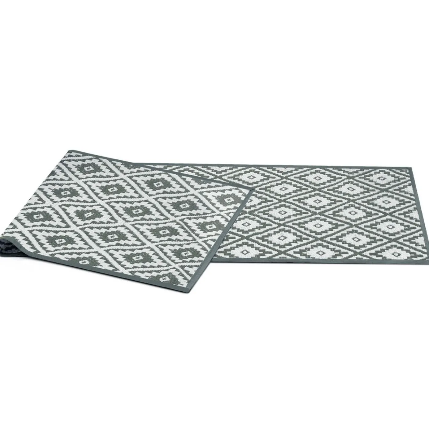Tapis extérieur gris 80x250cm
