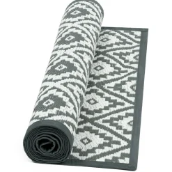 Tapis extérieur gris 80x250cm