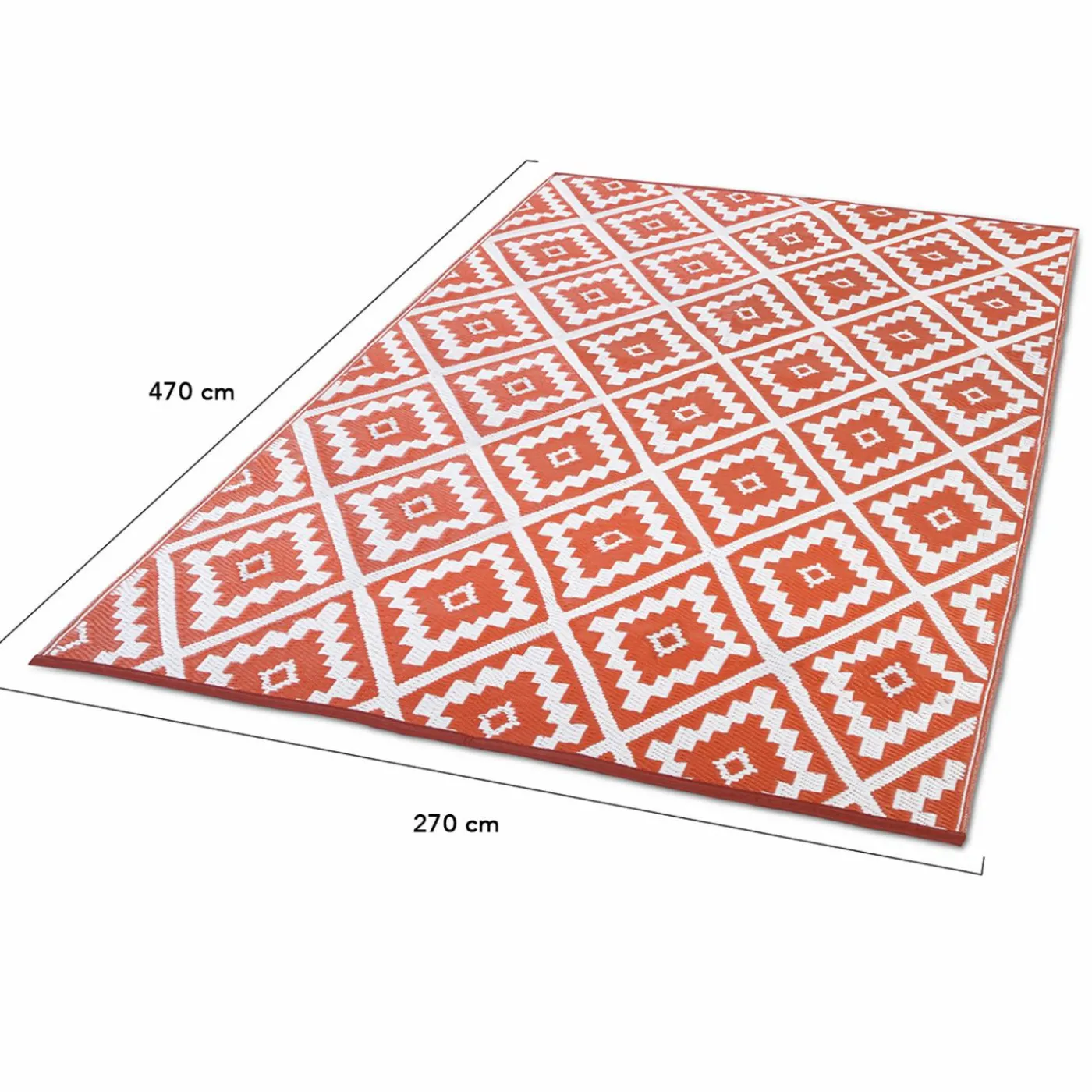 Tapis terracota pour extérieur et terrasse