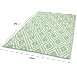Tapis vert sauge pour terrasse et extérieur