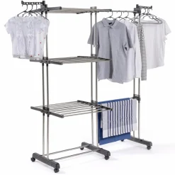 Étendoir extensible avec grande capacité et 30 accessoires