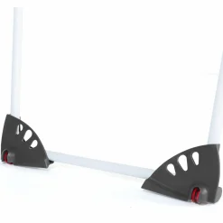 Étendoir pliable et extensible de 160 à 211 cm gris et blanc