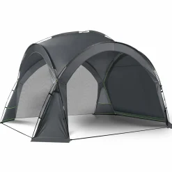 Tente dôme LED gris anthracite