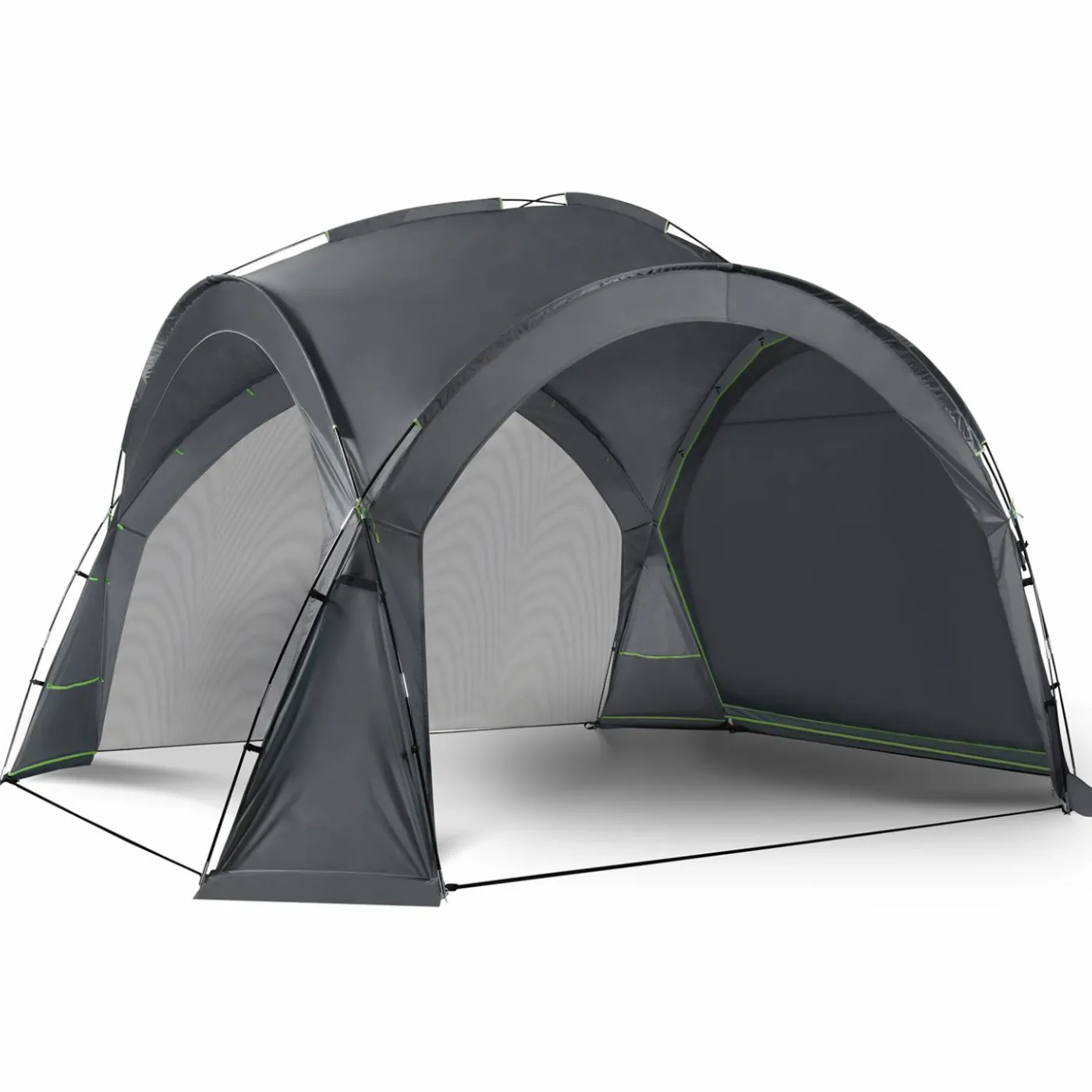 Tente dôme LED gris anthracite