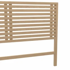 Tête de lit en lattes coloris bois clair 160 cm