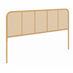 Tête de lit façon cannage 160 cm sur pied