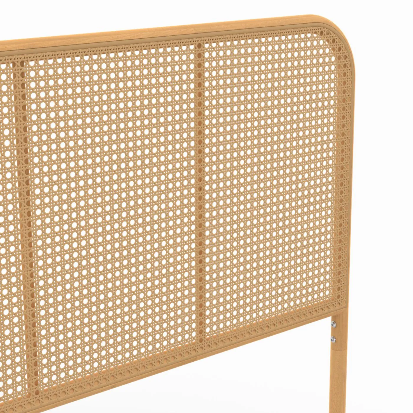 Tête de lit façon cannage 160 cm sur pied