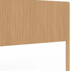 Tête de lit sur pied effet lattes 160 cm
