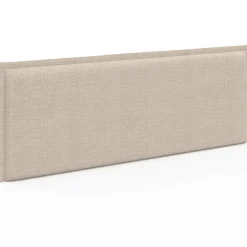 Tête de lit suspendue en tissu lin beige de 160 cm